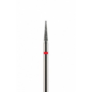 Фреза алмазная конусная заостренная красная мелкая зернистость 1,8 мм (018) ИГЛА